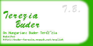 terezia buder business card